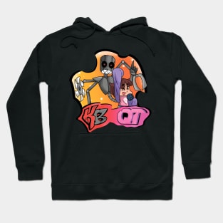 FNF KB and QT graffiti Hoodie